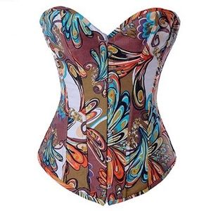 Patterned Corset (Brand New- Never Worn)